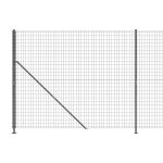 Gard plasă de sârmă cu bordură, antracit, 2,2x10 m GartenMobel Dekor