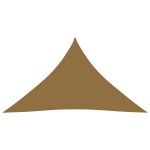 Pânză parasolar, gri taupe, 3,5x3,5x4,9 m, HDPE, 160 g/m² GartenMobel Dekor