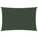 Pânză parasolar, verde închis, 3,5x4,5 m, HDPE, 160 g/m² GartenMobel Dekor