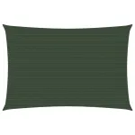 Pânză parasolar, verde închis, 3,5x4,5 m, HDPE, 160 g/m² GartenMobel Dekor