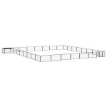 Țarc câini 32 panouri negru 100x50 cm oțel vopsit electrostatic GartenMobel Dekor