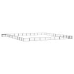 Țarc câini 44 panouri negru 100x50 cm oțel vopsit electrostatic GartenMobel Dekor