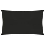 Pânză parasolar, negru, 2x5 m, HDPE, 160 g/m² GartenMobel Dekor