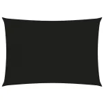 Pânză parasolar, negru, 3x4,5 m, HDPE, 160 g/m² GartenMobel Dekor