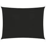 Pânză parasolar, negru, 3x4 m, HDPE, 160 g/m² GartenMobel Dekor