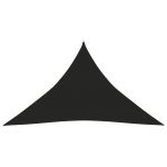 Pânză parasolar, negru, 3 x 3 x 4,2 m, HDPE, 160 g/m² GartenMobel Dekor