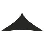 Pânză parasolar, negru, 4x4x4 m, HDPE, 160 g/m² GartenMobel Dekor