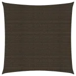 Pânză parasolar, maro, 3,6x3,6 m, HDPE, 160 g/m² GartenMobel Dekor