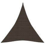 Pânză parasolar, maro, 3x4x4 m, HDPE, 160 g/m² GartenMobel Dekor