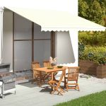 Pânză de rezervă copertină, crem, 4,5x3,5 m GartenMobel Dekor