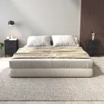 Noptiere, 2 buc., negru, 40x30x55 cm, lemn masiv de pin GartenMobel Dekor