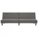 Canapea cu 2 locuri, gri, piele ecologică GartenMobel Dekor