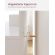 VASAGLE Masuta de toaleta cu oglinda, dulap si sertar pentru cosmetice, 80x40x132cm, alb Household NewTrend