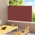 Copertină laterală retractabilă de terasă, maro, 100 x 300 cm GartenMobel Dekor