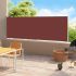 Copertină laterală retractabilă de terasă, maro, 100 x 300 cm GartenMobel Dekor