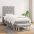 Pat continental, gri deschis, 180x200 cm, material textil GartenMobel Dekor