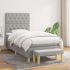 Pat continental, gri deschis, 180x200 cm, material textil GartenMobel Dekor