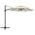 Umbrelă de soare 4 niveluri, stâlp aluminiu, roșu bordo, 3x3 m GartenMobel Dekor