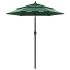 Umbrelă de soare 3 niveluri, stâlp de aluminiu, negru, 2 m GartenMobel Dekor