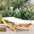 Pat de exterior, antracit, 100x188,5x44 cm, lemn masiv curbat GartenMobel Dekor