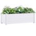 Strat înălțat de grădină, gri piatră, 100x43x35 cm, PP GartenMobel Dekor