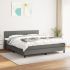 Pat continental, gri deschis, 180x200 cm, material textil GartenMobel Dekor