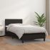Pat box spring cu saltea, alb, 100x200 cm, piele ecologică GartenMobel Dekor