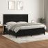 Pat box spring cu saltea, roz, 200x200 cm, catifea GartenMobel Dekor