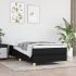 Pat box spring cu saltea, negru, 180x200 cm, catifea GartenMobel Dekor
