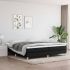 Pat box spring cu saltea, negru, 180x200 cm, catifea GartenMobel Dekor