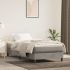 Pat box spring cu saltea, gri deschis, 120x200 cm, catifea GartenMobel Dekor