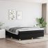 Pat box spring cu saltea, crem, 160x200 cm, material textil GartenMobel Dekor