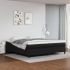 Pat box spring cu saltea, negru, 100x200 cm, piele ecologică GartenMobel Dekor