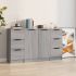 Servante, 3 piese, stejar sonoma, lemn prelucrat GartenMobel Dekor