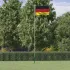 Steag Germania și stâlp din aluminiu, 6,23 m GartenMobel Dekor