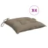 Perne de scaun, 4 buc., gri taupe, 50x50x7 cm, textil oxford GartenMobel Dekor