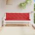 Perne bancă de grădină 2buc., roșu, 180x50x7cm, țesătură oxford GartenMobel Dekor