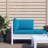 Perne pentru canapea din paleți, 3 buc., gri, material textil GartenMobel Dekor