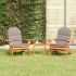 Set mobilier de grădină Adirondack, 3 piese, lemn masiv acacia GartenMobel Dekor