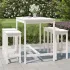 Set mobilier de bar pentru grădină, 5 piese, lemn masiv de pin GartenMobel Dekor