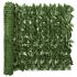 Paravan de balcon, frunze verde închis, 300x100 cm GartenMobel Dekor