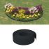 Bordură de grădină, negru, 10 m 10 cm, polietilenă GartenMobel Dekor