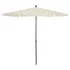 Umbrelă de grădină cu stâlp, gri taupe, 210x140 cm GartenMobel Dekor