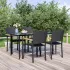 Set mobilier de grădină, 3 piese, negru GartenMobel Dekor