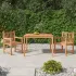 Set de mobilier de grădină cu 3 piese, 80x80 cm, lemn masiv de tec GartenMobel Dekor