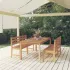Set de masă pentru grădină, lemn masiv de tec, 3 piese GartenMobel Dekor