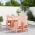 Set mobilier bar pentru grădină, 5 piese, gri, lemn masiv pin GartenMobel Dekor