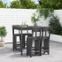 Set mobilier de bar pentru grădină, 5 piese, lemn masiv de pin GartenMobel Dekor