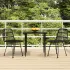 Set mobilier de grădină, 5 piese, negru, poliratan GartenMobel Dekor