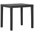 Masă de grădină, alb, 79x65x72 cm, plastic GartenMobel Dekor